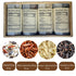 Set 4 2 LB Set Certified Organic Thai Jasmine Rice Gift - Medley Rice Kinds - Brown, Red, Purple Riceberry, Mixed Rice