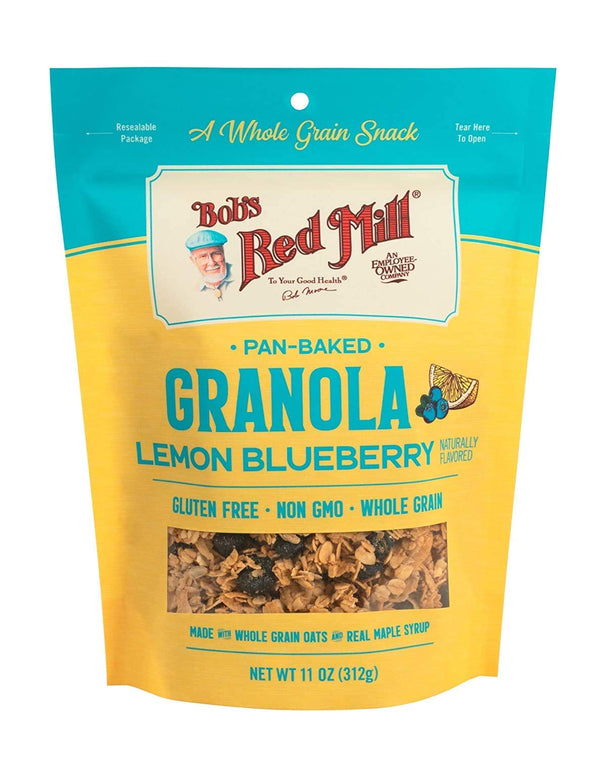 Bob's Red Mill Pan-Baked Granola Lemon Blueberry, 11 Ounce (Pack of 3)