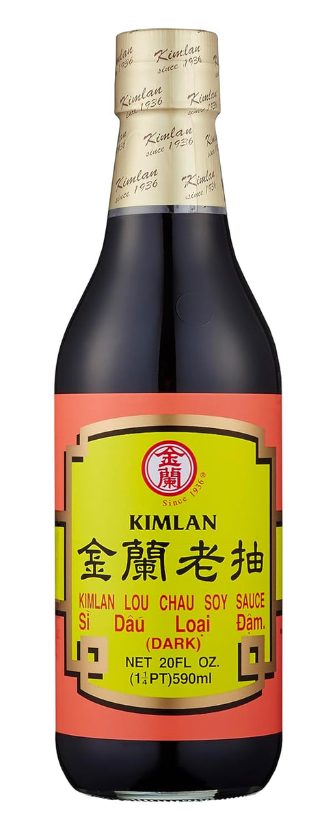 Kimlan Lou Chau Soy Sauce (Dark Soy), 20 oz