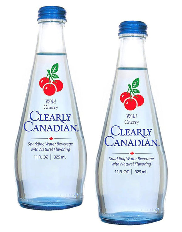 C learly anadian Wild herry Sparkling Water 11oz (Pak of 2)