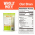 400g*1 Pack, Wholly Moly! Oat Bran, Instant Oatmeal, Original High Fiber, No Sugar Added, All Natural, Vegan Friendly