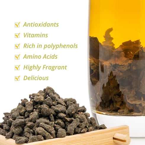 oriarmcha Ginseng Oolong Tea 250g, Chinese Lan Gui Ren Loose Leaf Tea, Natural Renshen Wulong Cha from Wuzhishan