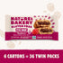 6 6 packs (36 packs) Natures Bakery Gluten Free Fig Bars, Raspberry, Real Fruit, Vegan, Non-GMO, Snack bar, boxes