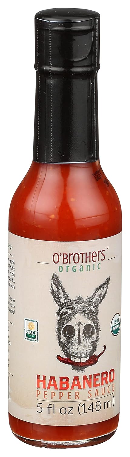 O'Brothers Habanero Hot Sauce, 5 oz