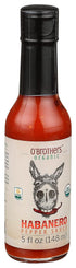 O'Brothers Habanero Hot Sauce, 5 oz