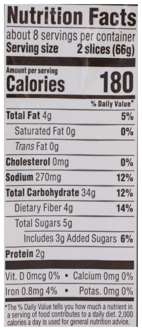 365 by Whole Foods Market 20 , Gluten Free Multigrain Bread, Ounce