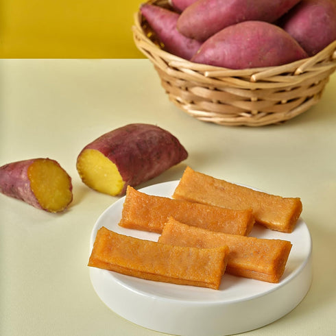 100% 20g 10 Packs HELLO KFOOD HANWOOL Korean Sweet Potato Sticks Soft & Chewy Snack, Made with Korean Sweet Potatoes