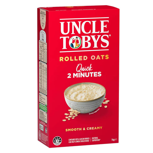 UNCLE TOBYS Quick 2 Minute Oats 1kg