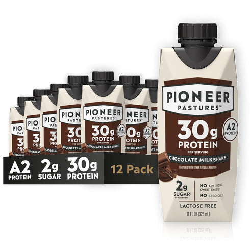Pioneer Pastures - High Protein A2 Milkshakes - Chocolate - A2 Nutritional