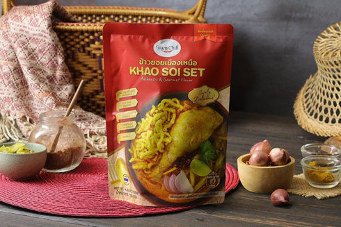 Generic Set 4.45 Oz. 126 (Pack 2) Siam Chili Khao Soi All-in-One Meal Kit / g.