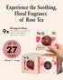 9 100% Set 27 The-Qi Shangri-La Rose Blooming Flower Tea The Qi Pcs Handpicked Whole Rose Flowers All Natural Blooming