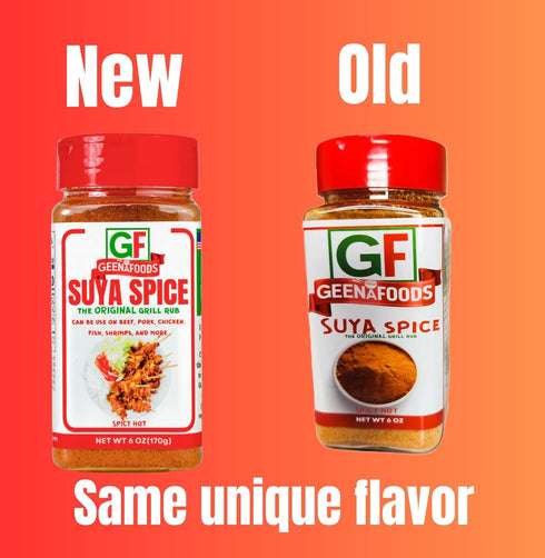 Geenafoods Suya pepper, African( Nigerian & Ghanaian)-Inspired Seasoning pepper Blend for Beef and Steak Grilling .