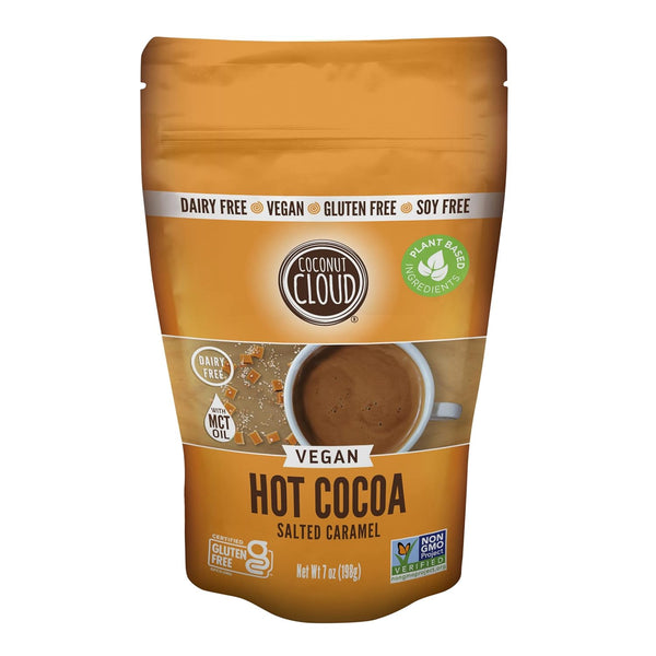 Coconut Cloud: Salted Caramel Vegan Hot Cocoa | Creamy, Dairy-Free, Delicious Chocolate