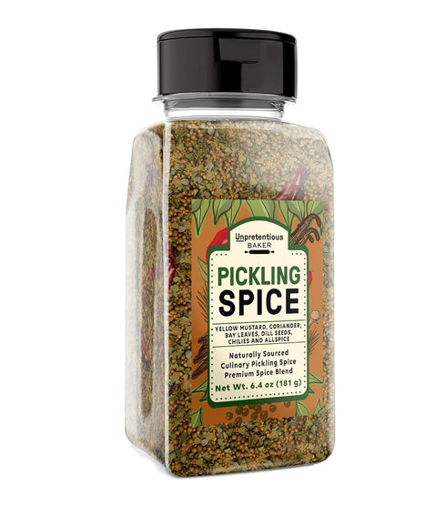 Unpretentious Pickling Spice, 2 Cups Culinary Premium Spice Blend, Non-GMO, Made in USA