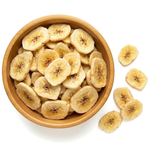 1 NY Spice Shop Dried Banana Chips - Pound Dehydrated Sweet Banana Chips Fruit Snacking - Thin Banana Slices For Baking
