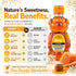 12 Oz Nature's Goodness Teddy Bear Honey Squeeze Bottle, Pure Real Golden Wildflower Honey for Tea, Baking & Cooking