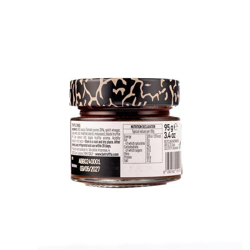 3,4 OZ 95g 100% Be Truffle - Black Truffle BBQ - - Made in Italy - Vegan, Cholesterol-Free, Gluten-Free