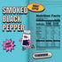 Louisville Vegan Jerky, Smoked Black Pepper, 19 Grams Non-GMO Soy Protein, Gluten-Free High Protein Snacks, 3 oz, 3 Pack