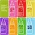 7 6ml (0.25 oz) Natural Food Coloring Kit - Colors Dye Free Natural Food Dye, FD&C Artificial Dye Free Liquid Food