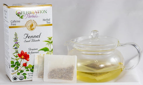 CELEBRATION HERBALS Fennel Seed Blonde Tea Organic, 24 Bag, 0.02 Pound