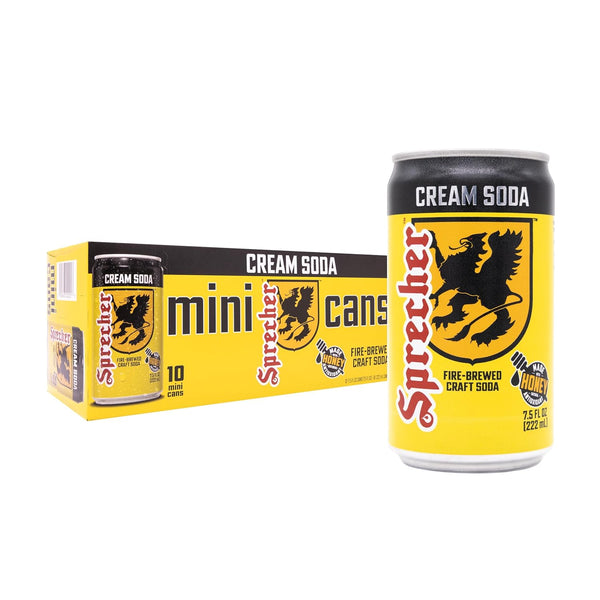 Sprecher Cream Soda 7.5 fl oz Mini Cans (10 Pack)