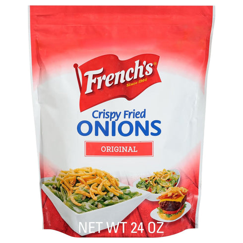 French's Original Crispy Fried Onions, 24 oz - One 24 Ounce Bag