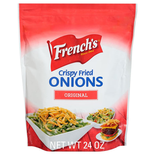 French's Original Crispy Fried Onions, 24 oz - One 24 Ounce Bag