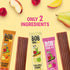 30 Pack BOB SNAIL Healthy Fruit Snacks for Kids and Adults Fruit Leather Snacks with Pear-Apple, Raspberry, Mango Vegan