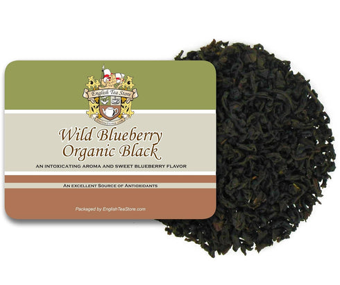 Wild Blueberry Organic Black Tea - Loose Leaf - 16oz | Rich