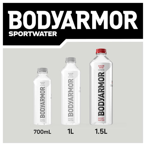 9+, 1.5 (Pack 12) BODYARMOR SportWater Alkaline Water, Superior Hydration, High Alkaline Water pH Electrolytes, Perfect