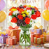 Benchmark Bouquets - Life is Good Orange Roses - Fresh Flowers for Delivery - Mothers Day Flowers for Mom - Gifts