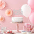 Silver Glitter Happy 13th Birthday Cake Topper - 13th Birthday Party Decoration, 13th Birthday Cake Topper