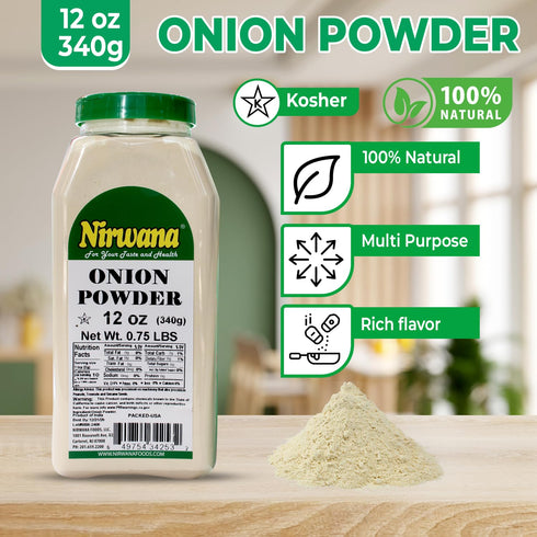 12 oz Onion Powder Jar by Nirwana