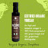 12 100% 8.45 oz, 250mL Dr. Cowans Garden Certified Organic Balsamic Vinegar from Greece, Gourmet Vinegar Matured