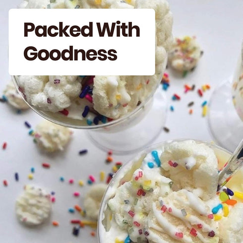 4 OZ DRIZZILICIOUS Birthday Cake Bites Mini Rice Cakes
