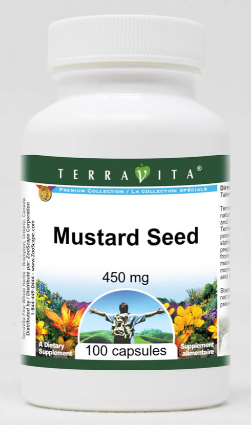 Terravita Mustard Seed - 450 mg (100 Capsules, ZIN: 511652)