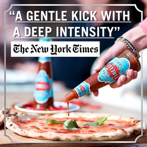 FIRELLI Italian Hot Sauce, 5oz Bottle (Pack of 1) - Perfect Kick for Pizza, Ramen, Eggs