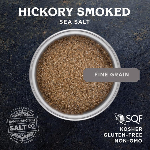 2 lb. Hickory Smoked Sea Salt Bag - Fine Grain by San Francisco Salt Company