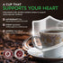 12oz Cardiology Coffee Medium Roast Decaf Coffee Beans USDA Certified Organic, Mold Free Premium Whole Bean Coffee