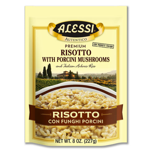 Alessi Autentico, Premium Seasoned Risotto, Italian Arborio Rice, Easy to Prepare, 8oz