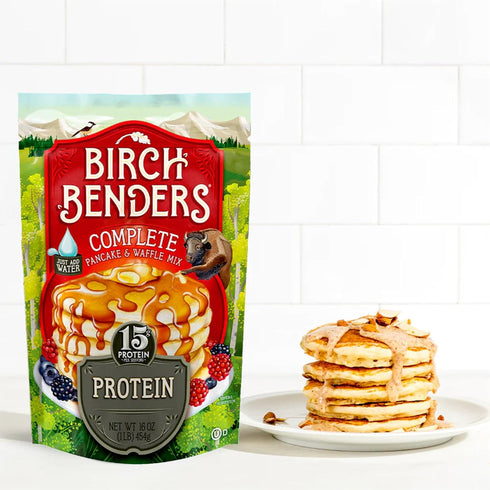 2 Birch Benders Flavor Variety Pancake & Waffle Mix (Classic & Protein)