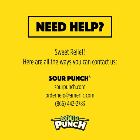 Sour Punch 48 Oz Straws, Sweet & Sour Flavored Soft, Chewy Candy, Tray, Blue Raspberry
