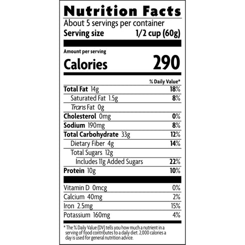 11 oz (Pack 1), Love Crunch Organic Peanut Butter Protein Granola, of Non-GMO, by Nature's Path