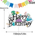 Alice Cake Toppers Kit, Magic Tea Party Baby Shower Child Birthday Party Decoration Supplies