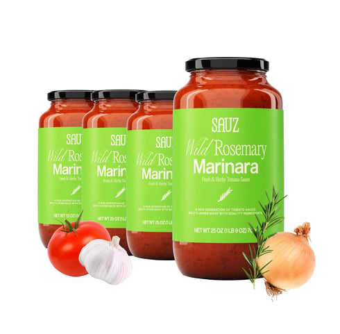 Sauz Wild Rosemary Marinara Sauce | Clean Ingredients, No Seed Oils, Gluten-Free