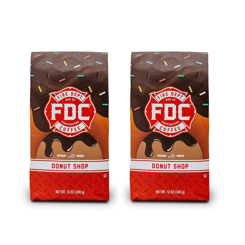 Fire Department Coffee - Gives Back to Firefighters - Donut Shop Ground