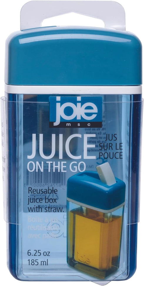 Joie Juice on the Go, 6.25 Ounce Reusable Drink Box with Built-In