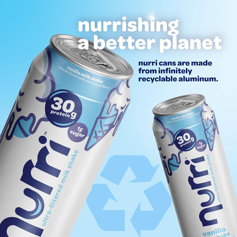 Generic 30g 1g 150 12 11 oz Nurri Vanilla Ultra Filtered Milk Shake, Protein, Sugar, Calories, Grade A Lactose Free