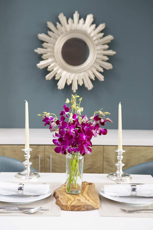 Stunning Purple Orchid Bouquet from Thailand with Elegant Vase