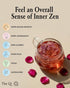 9 100% Set 27 The-Qi Shangri-La Rose Blooming Flower Tea The Qi Pcs Handpicked Whole Rose Flowers All Natural Blooming